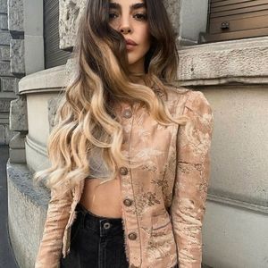 NWT Zara Limited Edition Jacquard Jacket